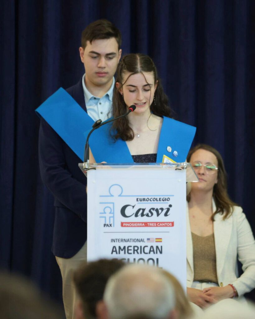Two students of Casvi International American School in their Graduation